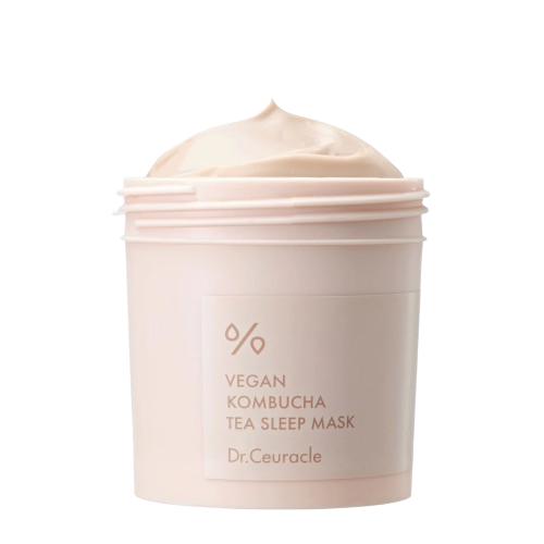 Dr. Ceuracle Vegan Kombucha Tea Sleep Mask 100ml - Веганська зволожуюча антиоксидантна маска для обличчя з екстрактом комбучі та бакучіолом - фото №1 Dr. Ceuracle Vegan Kombucha Tea Sleep Mask 100ml - Веганська зволожуюча антиоксидантна маска для обличчя з екстрактом комбучі та бакучіолом - фото №1